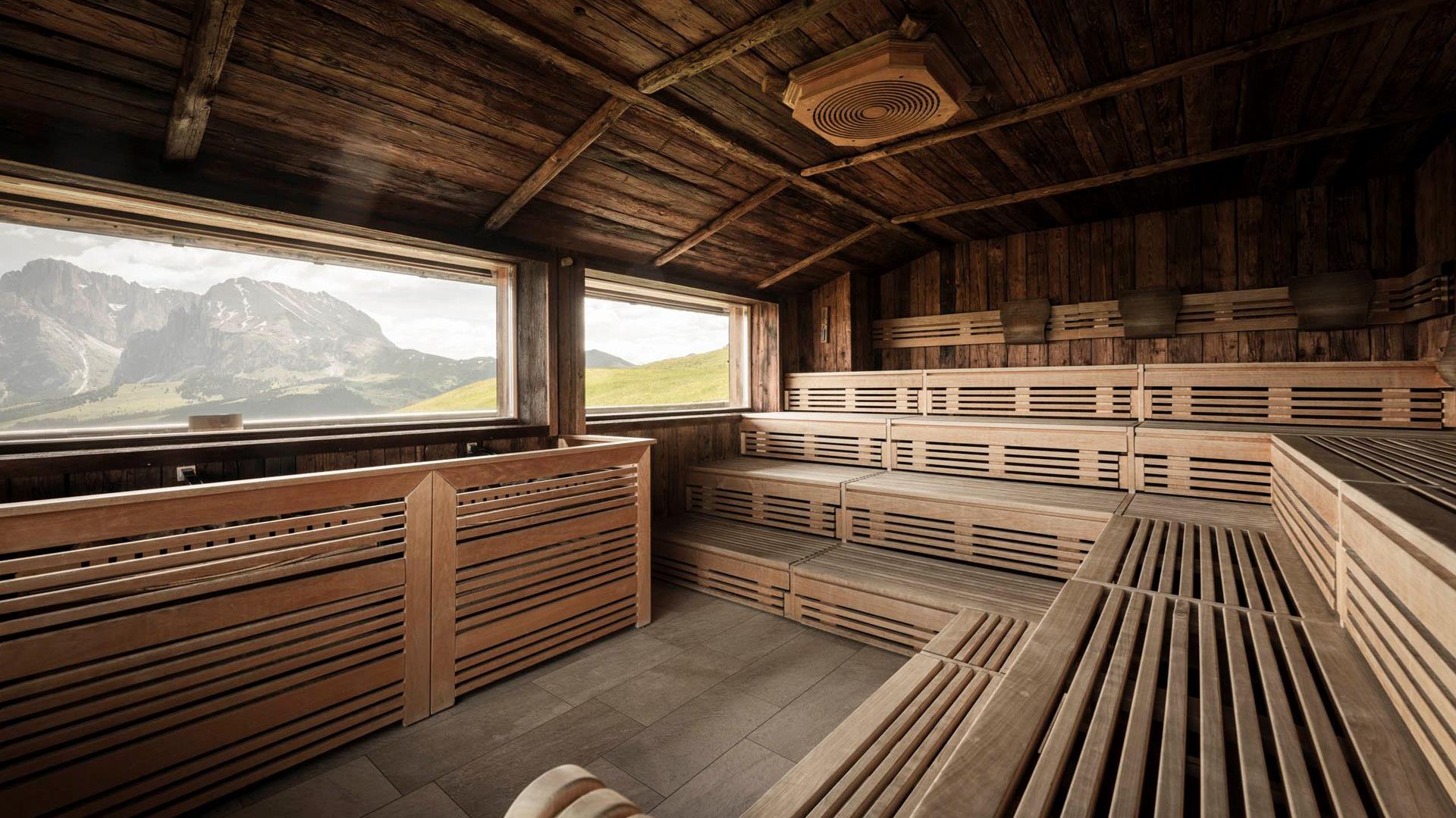 Sauna con vista